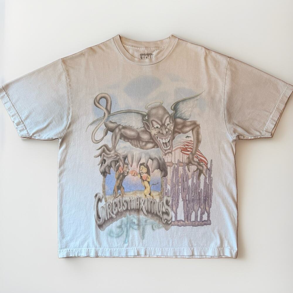 Travis Scott Circus Maximus Tour Shirt XL White Houston Utopia Streetwear Punk